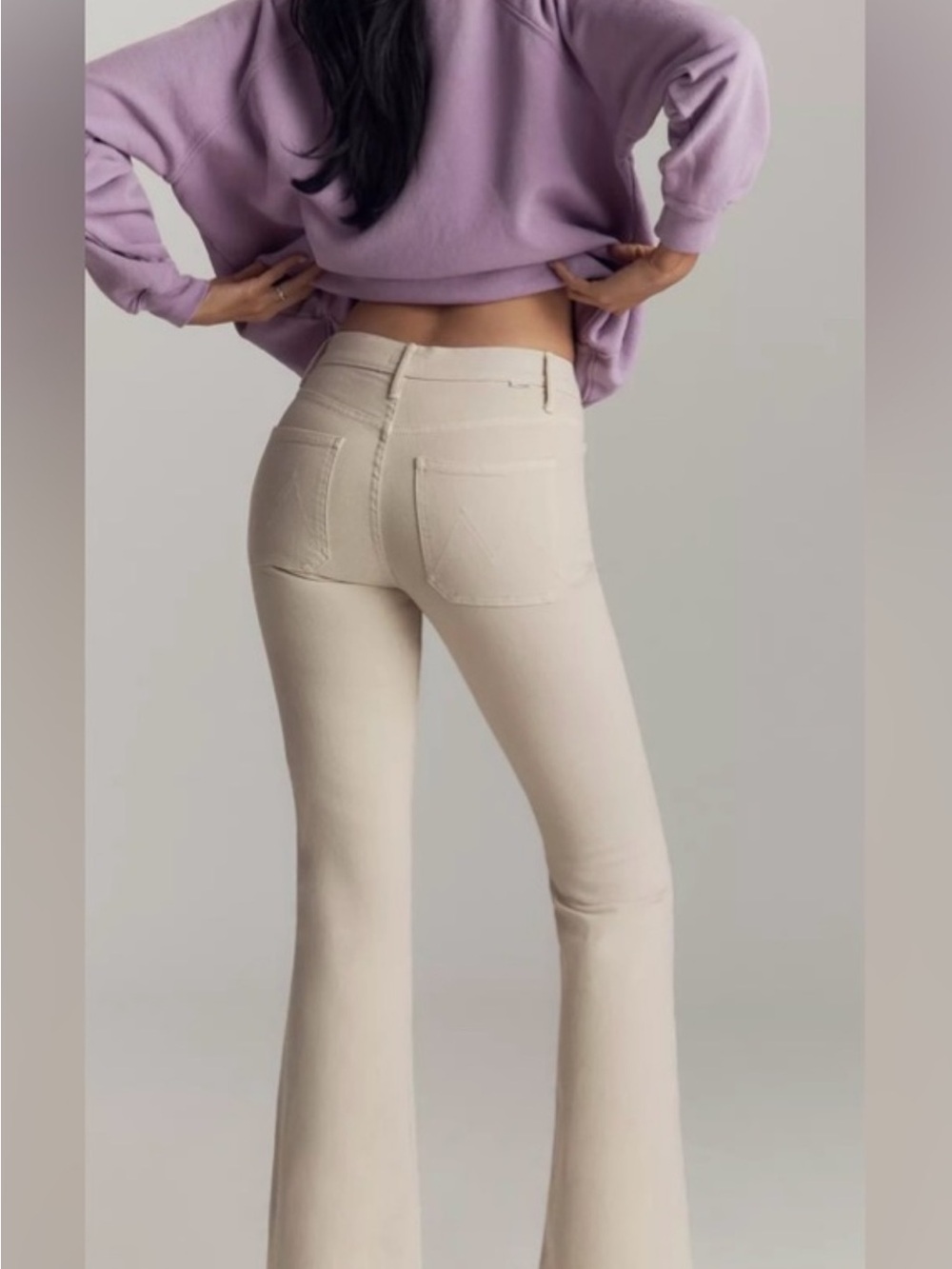 Mother Denim Patch Weekender High-Rise Flare Jeans 29
